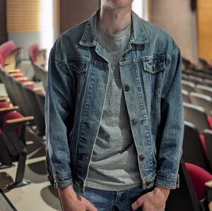 Denim Barn Jacket Vintage By Hovland Sioux Iowa Cowboy Cowgirl y2k Western